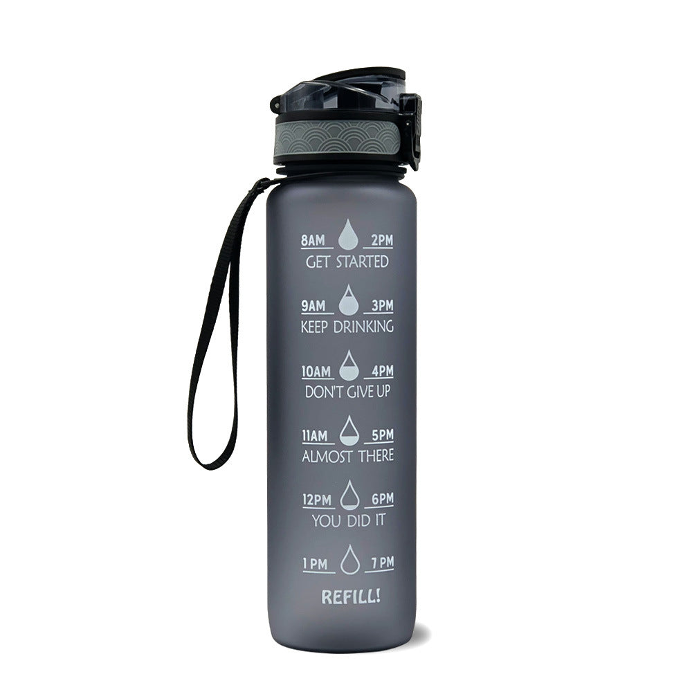 1L Tritan Motivational Water Bottle | Leakproof Sports & Fitness Bottle