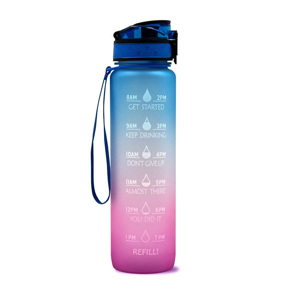 1L Tritan Motivational Water Bottle | Leakproof Sports & Fitness Bottle