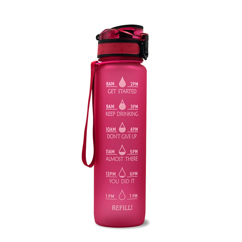1L Tritan Motivational Water Bottle | Leakproof Sports & Fitness Bottle