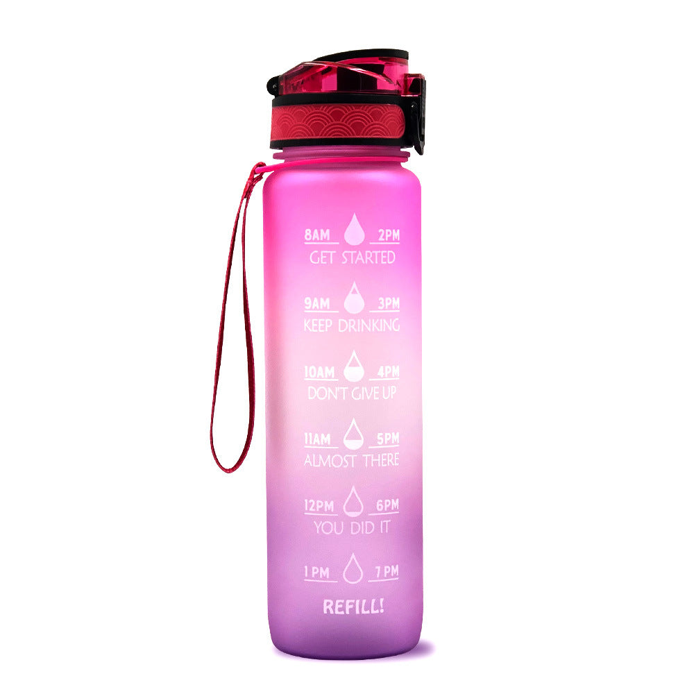 1L Tritan Motivational Water Bottle | Leakproof Sports & Fitness Bottle