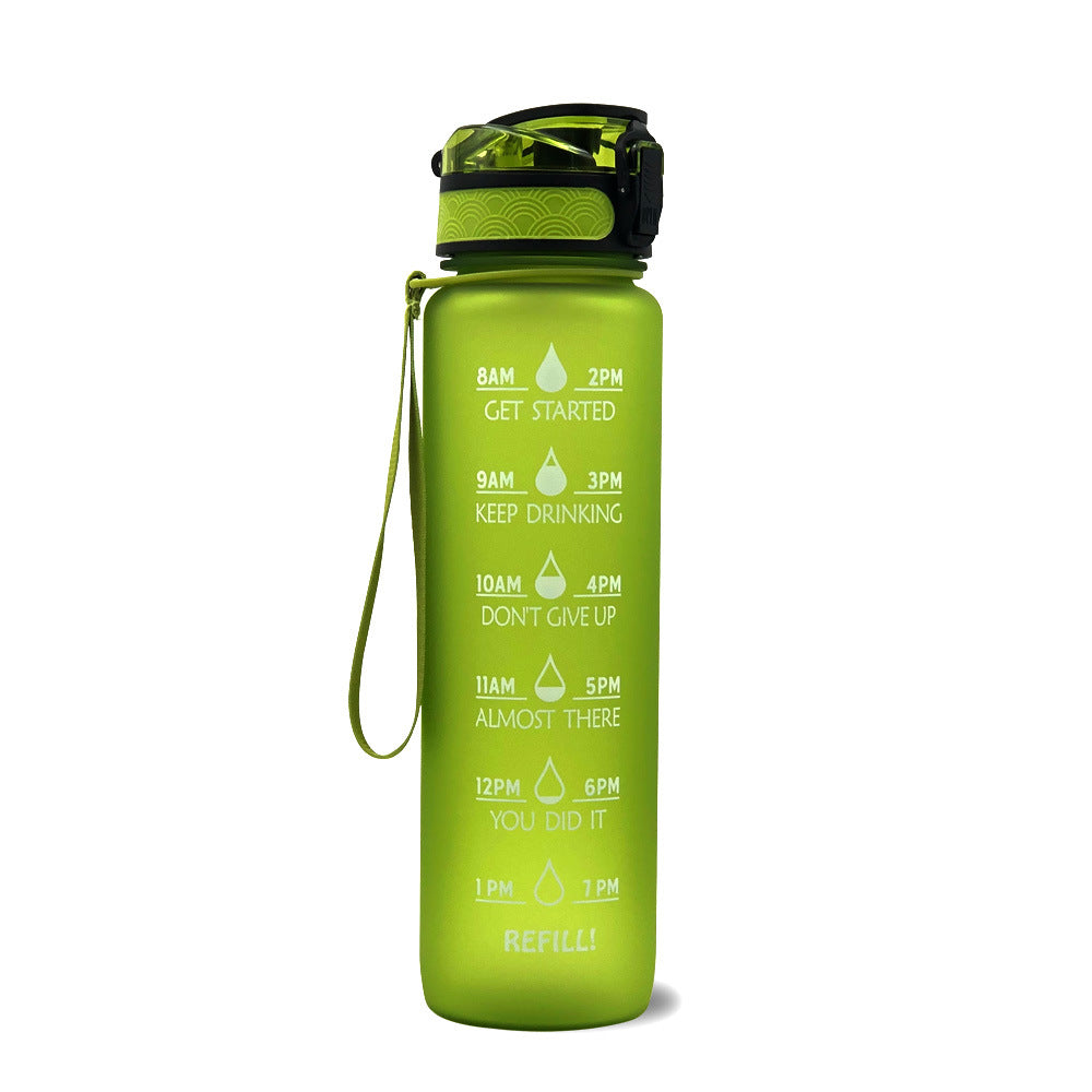 1L Tritan Motivational Water Bottle | Leakproof Sports & Fitness Bottle