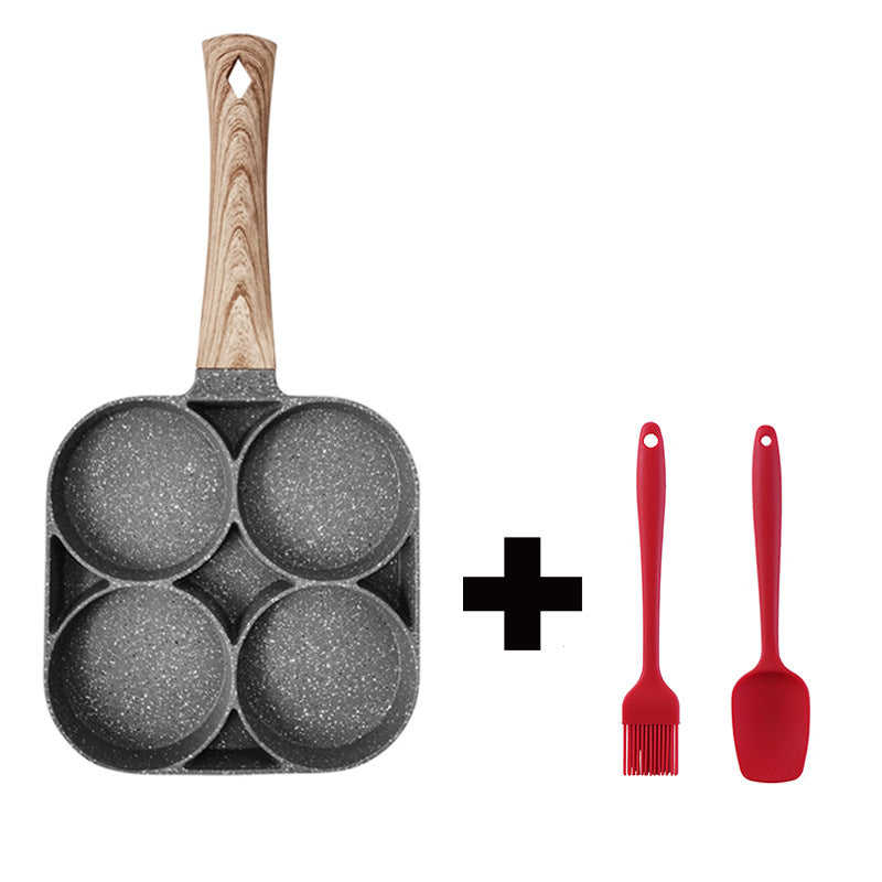 4-Hole Egg Frying Pan with Non-Stick Coating