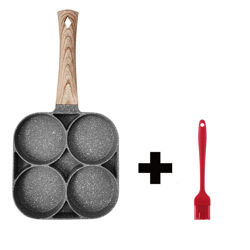 4-Hole Egg Frying Pan with Non-Stick Coating