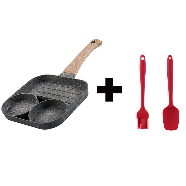 4-Hole Egg Frying Pan with Non-Stick Coating