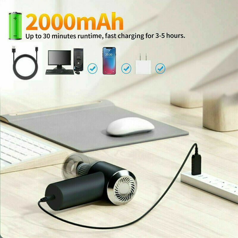 Portable Cordless Handheld Vacuum Cleaner | High-Power Rechargeable Car & Home Vac