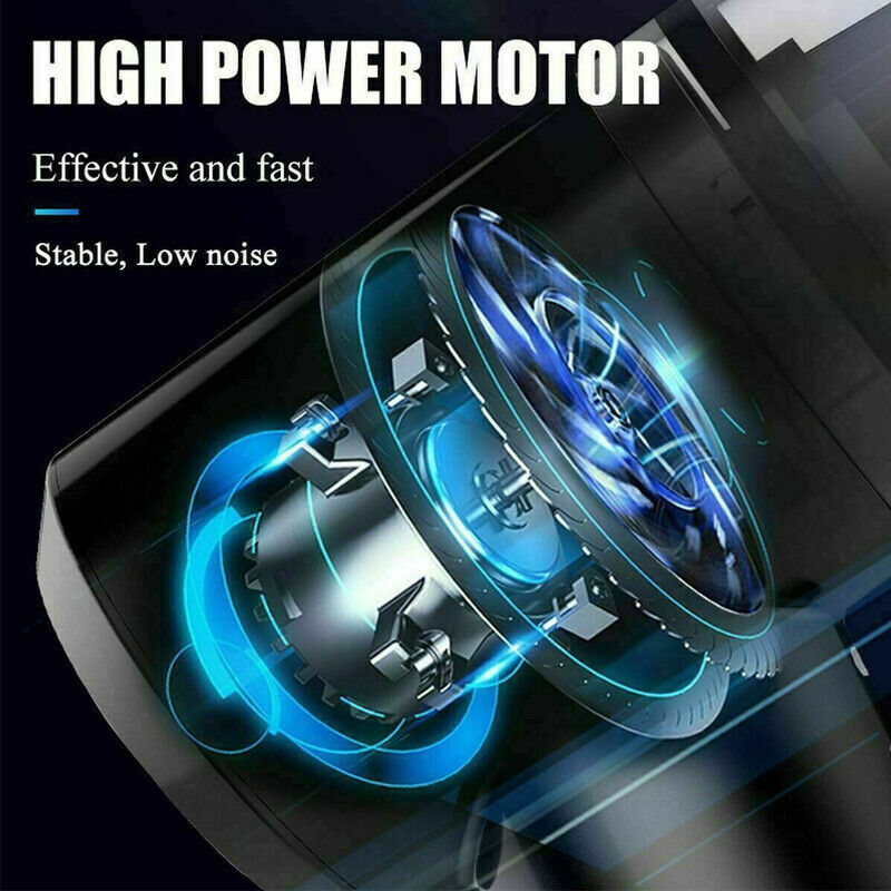 Portable Cordless Handheld Vacuum Cleaner | High-Power Rechargeable Car & Home Vac