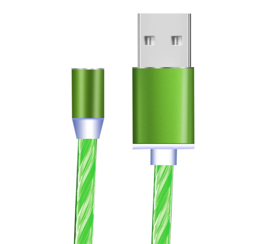 Flowing Light Magnetic Charging Cable | iPhone, Android & USB-C Compatible