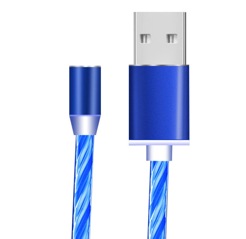 Flowing Light Magnetic Charging Cable | iPhone, Android & USB-C Compatible