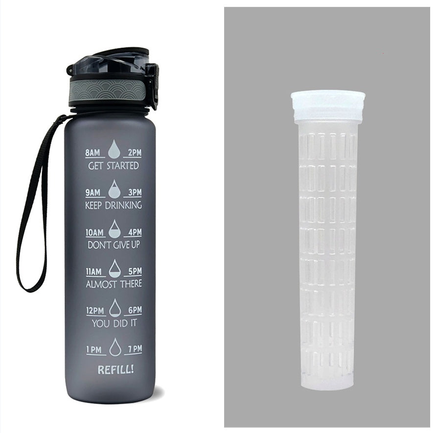 1L Tritan Motivational Water Bottle | Leakproof Sports & Fitness Bottle