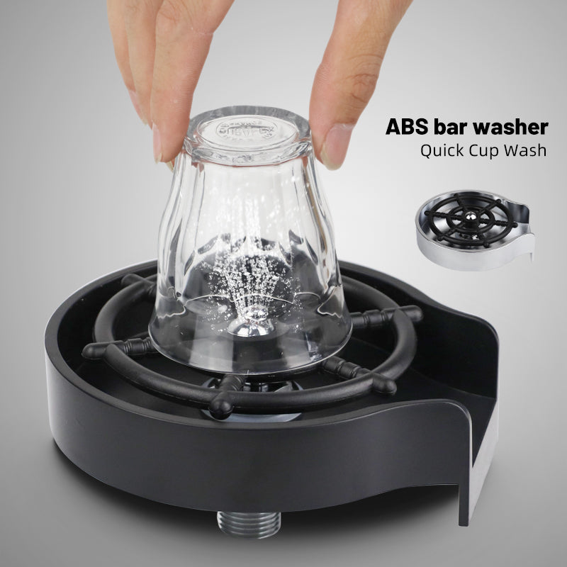 High-Pressure Cup Washer Rinser | Automatic Bar & Kitchen Glass Cleaner