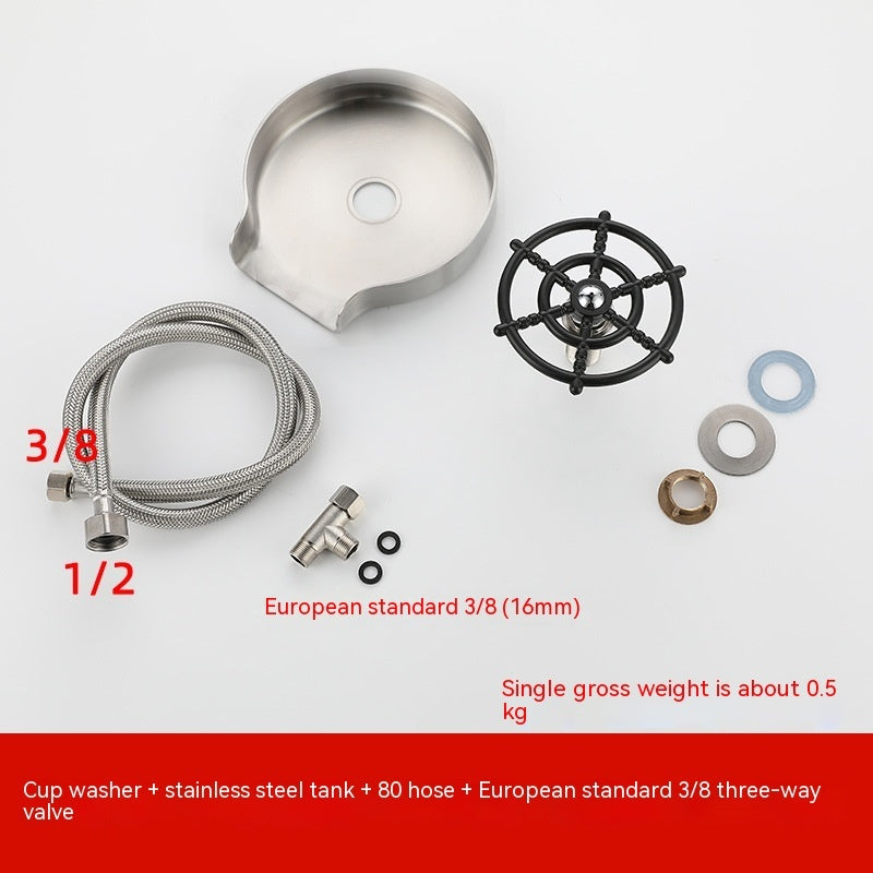 High-Pressure Cup Washer Rinser | Automatic Bar & Kitchen Glass Cleaner