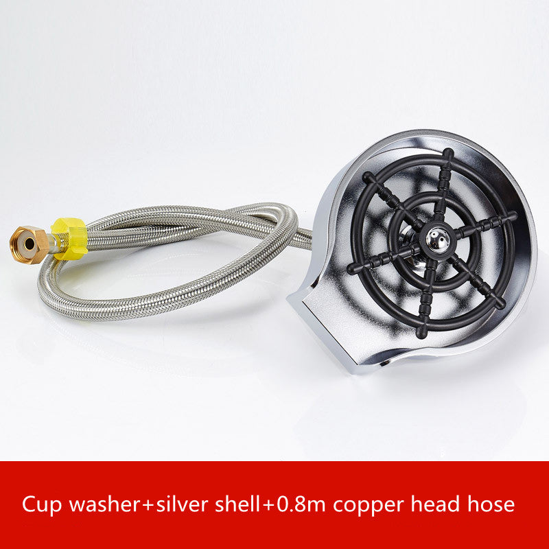 High-Pressure Cup Washer Rinser | Automatic Bar & Kitchen Glass Cleaner
