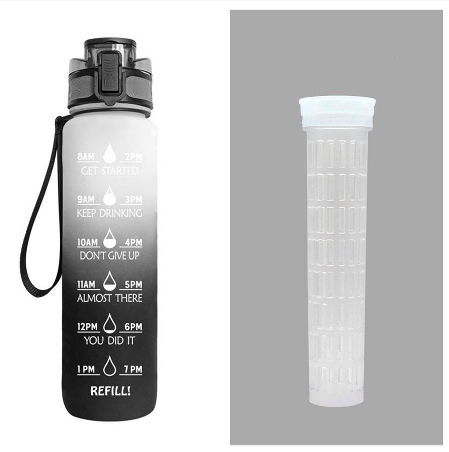 1L Tritan Motivational Water Bottle | Leakproof Sports & Fitness Bottle