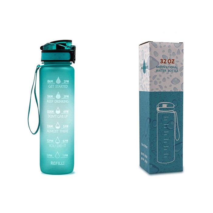 1L Tritan Motivational Water Bottle | Leakproof Sports & Fitness Bottle