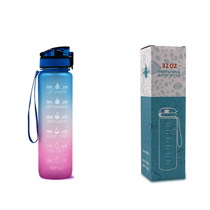 1L Tritan Motivational Water Bottle | Leakproof Sports & Fitness Bottle
