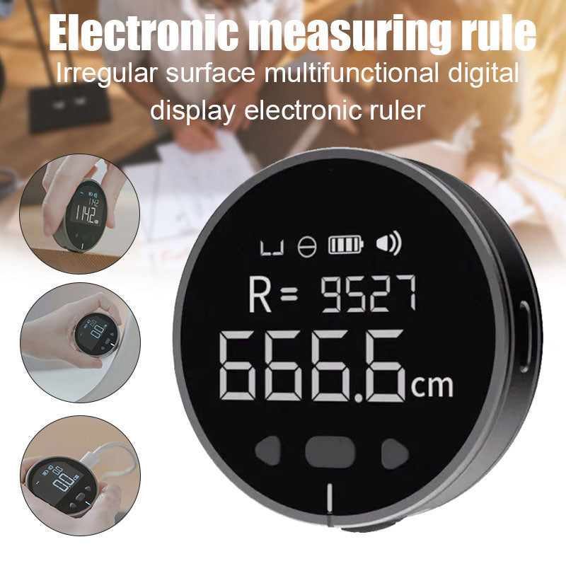 Digital LCD Distance Measuring Instrument | High-Precision Electronic Tape Measure