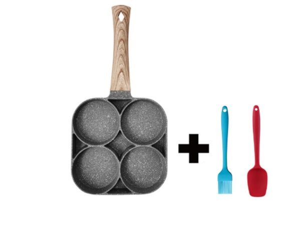 4-Hole Egg Frying Pan with Non-Stick Coating
