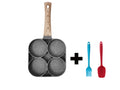 4-Hole Egg Frying Pan with Non-Stick Coating