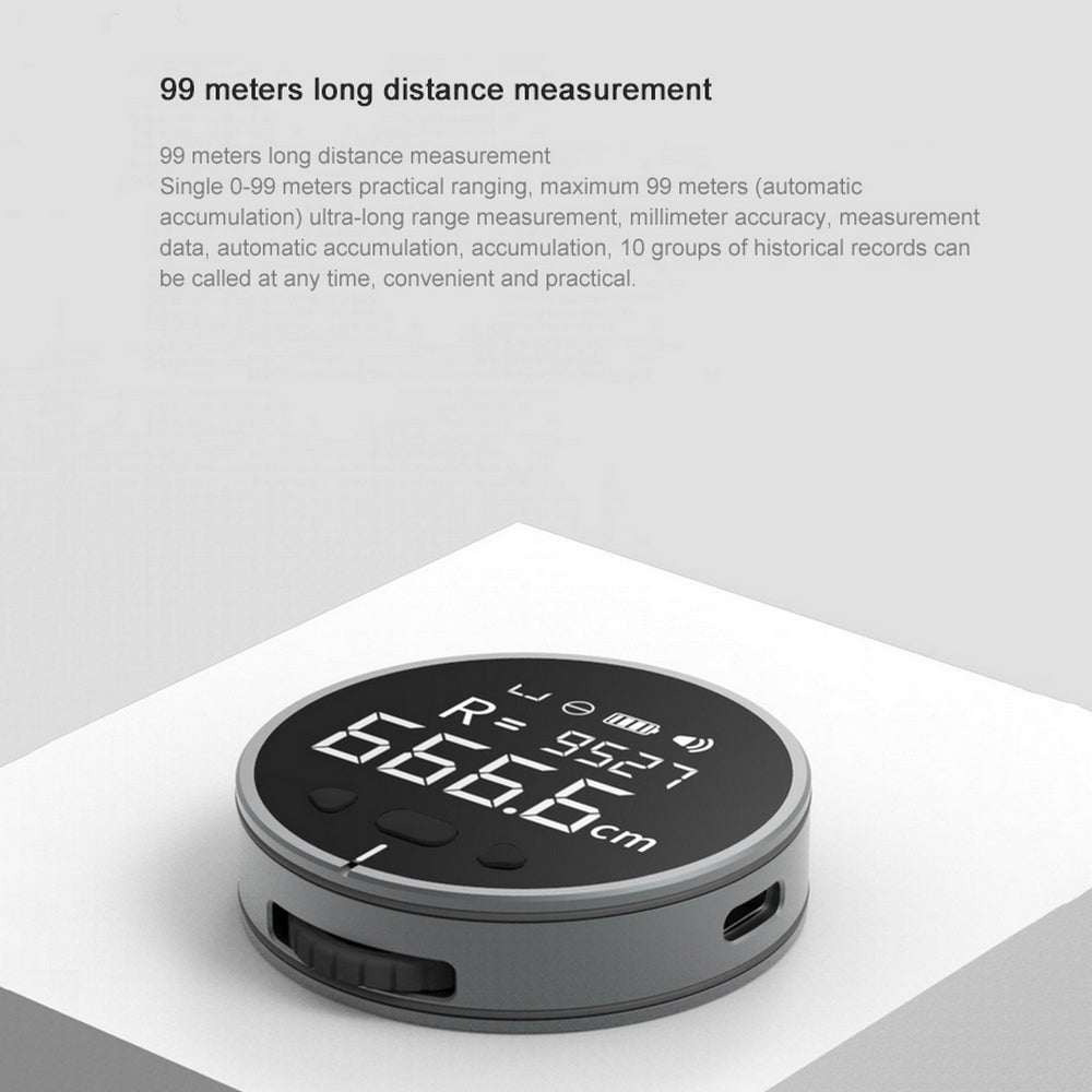 Digital LCD Distance Measuring Instrument | High-Precision Electronic Tape Measure