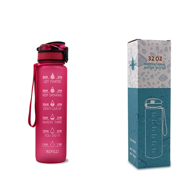 1L Tritan Motivational Water Bottle | Leakproof Sports & Fitness Bottle