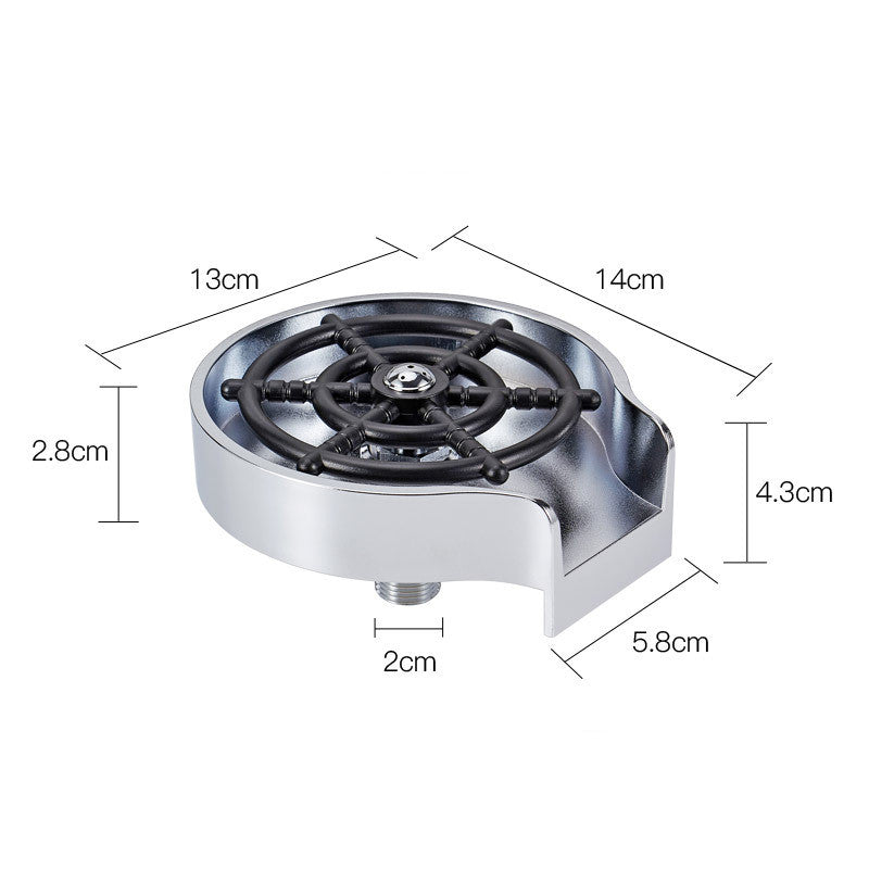 High-Pressure Cup Washer Rinser | Automatic Bar & Kitchen Glass Cleaner