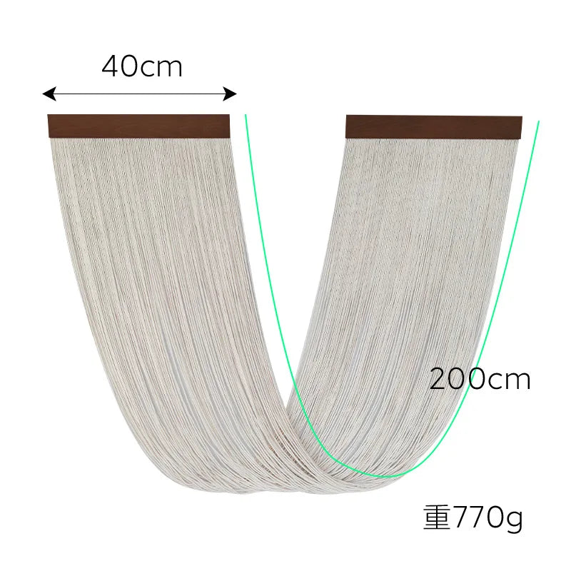 Boho Decor Wooden Wall Art Hanging Tapestry With Tassel