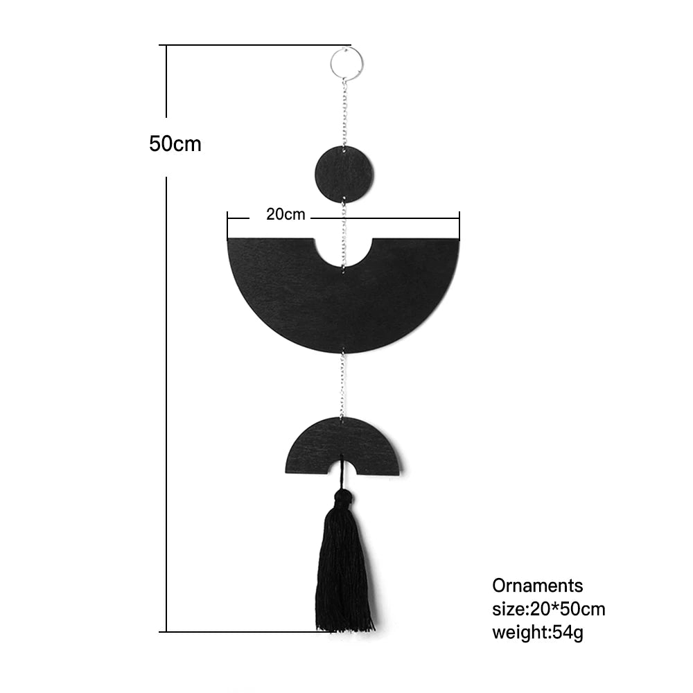 Boho Room Decor Black Wall Art