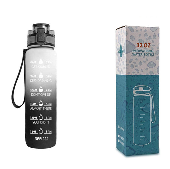 1L Tritan Motivational Water Bottle | Leakproof Sports & Fitness Bottle