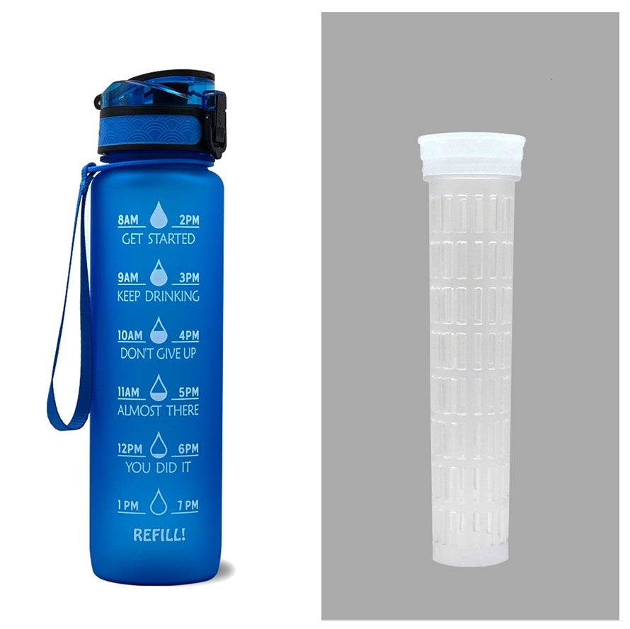 1L Tritan Motivational Water Bottle | Leakproof Sports & Fitness Bottle