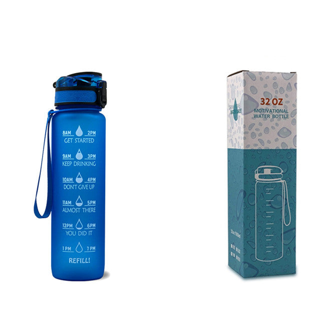 1L Tritan Motivational Water Bottle | Leakproof Sports & Fitness Bottle
