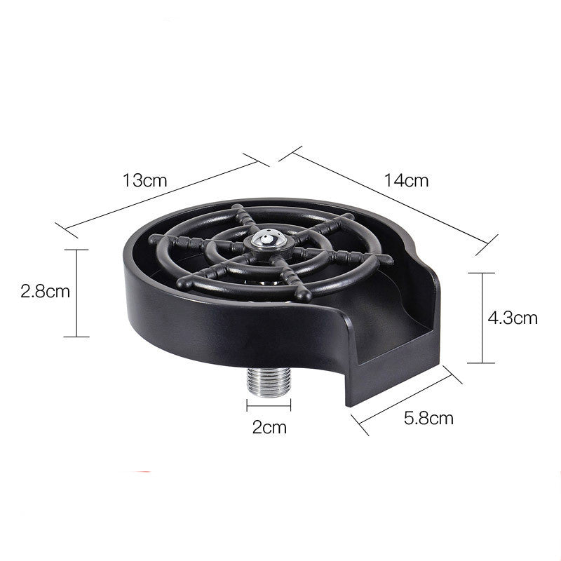 High-Pressure Cup Washer Rinser | Automatic Bar & Kitchen Glass Cleaner