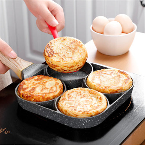 4-Hole Egg Frying Pan with Non-Stick Coating