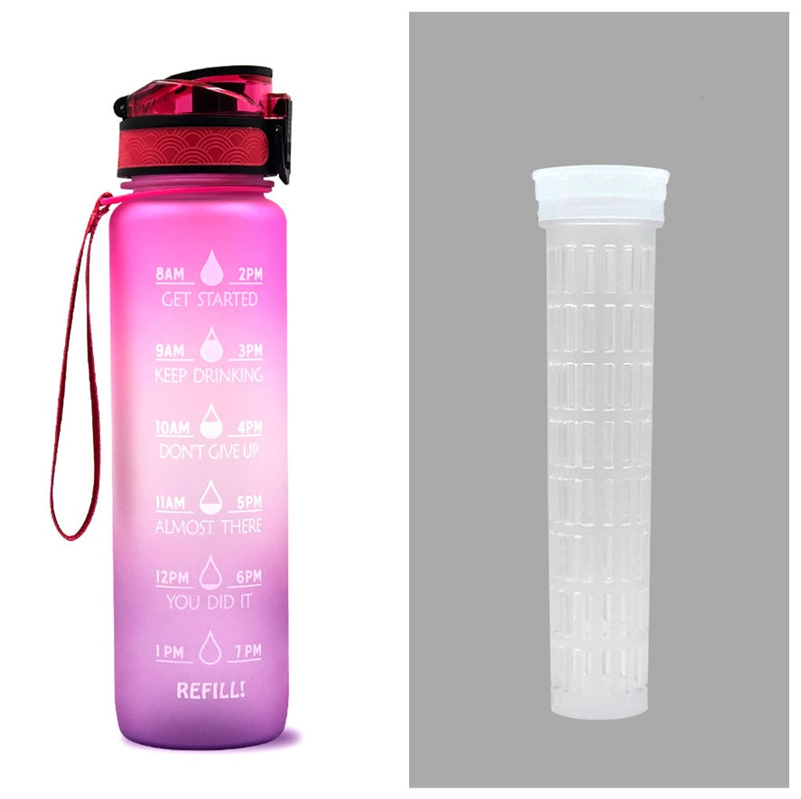 1L Tritan Motivational Water Bottle | Leakproof Sports & Fitness Bottle