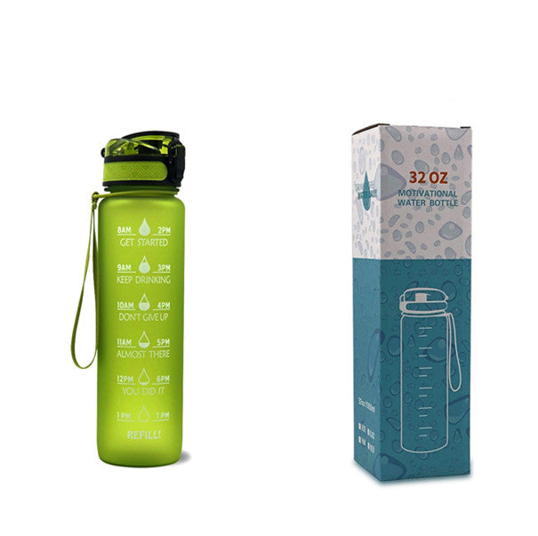 1L Tritan Motivational Water Bottle | Leakproof Sports & Fitness Bottle