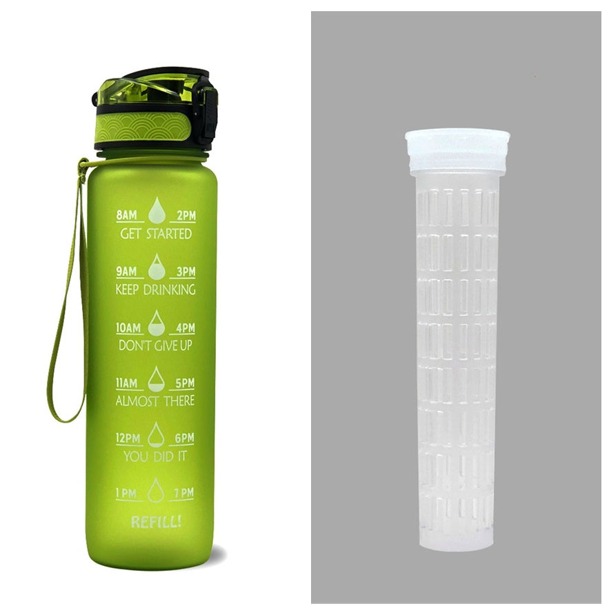 1L Tritan Motivational Water Bottle | Leakproof Sports & Fitness Bottle
