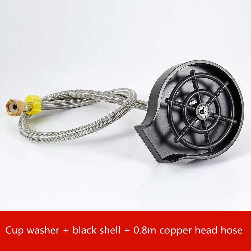 High-Pressure Cup Washer Rinser | Automatic Bar & Kitchen Glass Cleaner