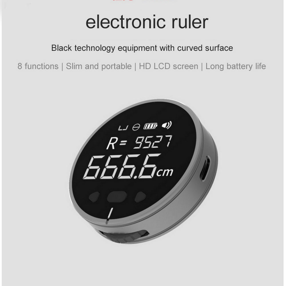 Digital LCD Distance Measuring Instrument | High-Precision Electronic Tape Measure